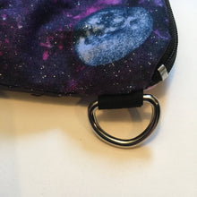Load image into Gallery viewer, Sparkly Purple Space Zip Bag
