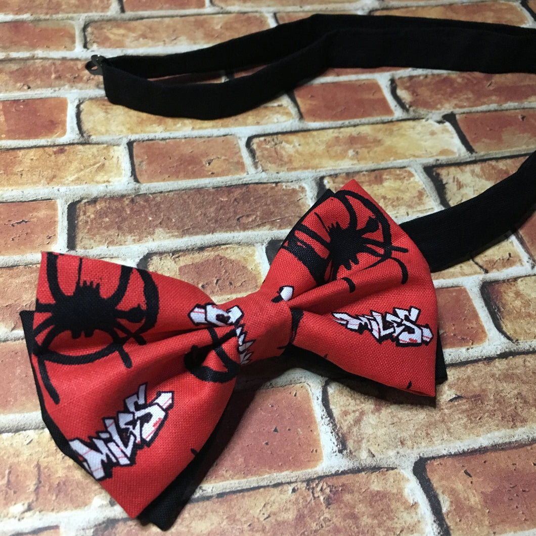 Spider Superhero inspired Bow Tie