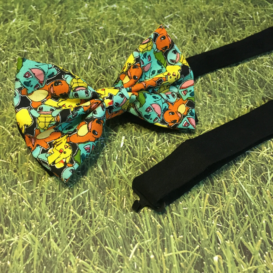 Poke Monsters inspired Bow Tie