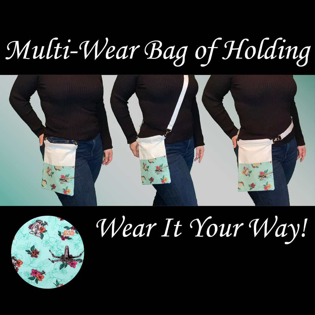 Tropical Space Inspired Multi- Wear Bag of Holding