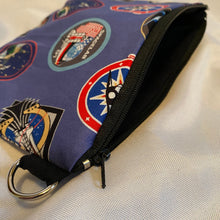 Load image into Gallery viewer, Space Patches Inspired Zip Bag
