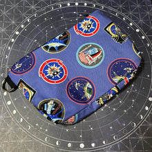 Load image into Gallery viewer, Space Patches Inspired Zip Bag
