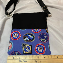 Load image into Gallery viewer, Blue Space Patches Inspired Multi- Wear Bag of Holding
