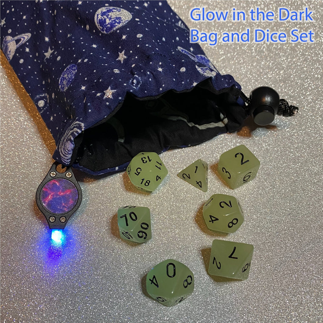 Blue Space Astral Bag (includes dice set)