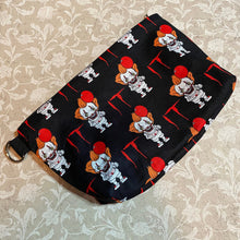 Load image into Gallery viewer, Scary Clown Inspired Zip Bag
