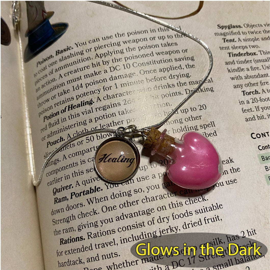 Healing Potion Inspired Necklace